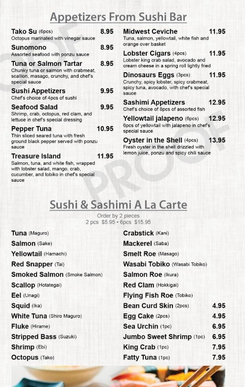 Kyoto Restaurant Menu | Japanese Restaurant in Greenfield, WI